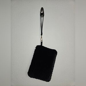 Black Velvet Wristlet